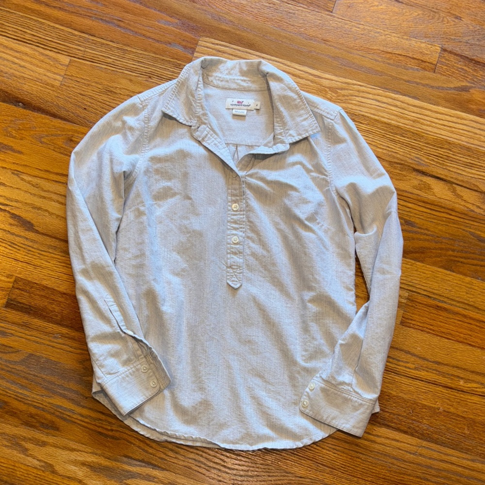 Vineyard Vines Light Blue/gray Casual Shirt
